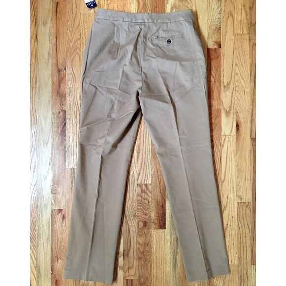 NWT Chaps Slim/Straight Leg Khaki Seamed Pant Size 10 - Picture 3 of 3